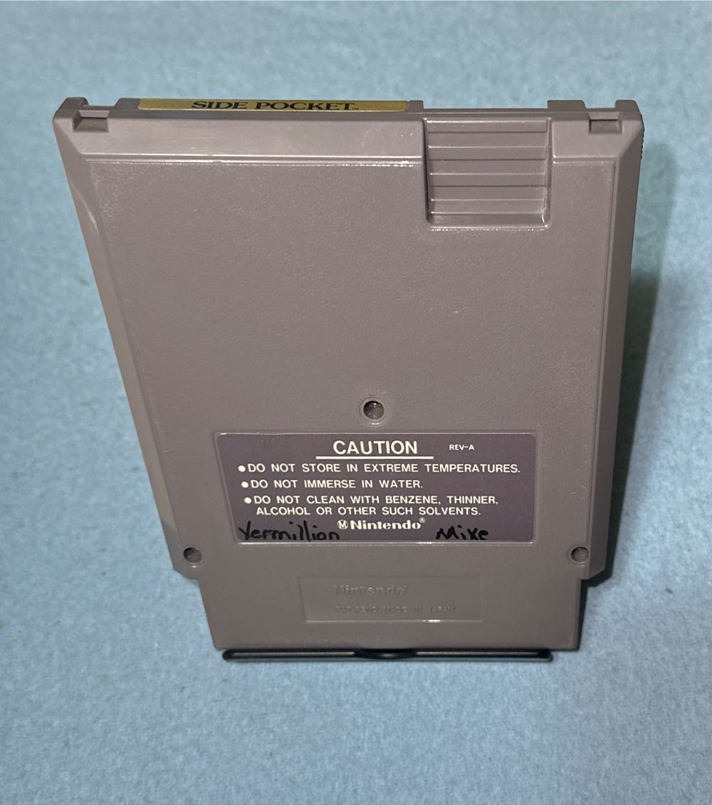 Side Pocket - Nintendo Entertainment System (NES) video game collectible - Main Image 4
