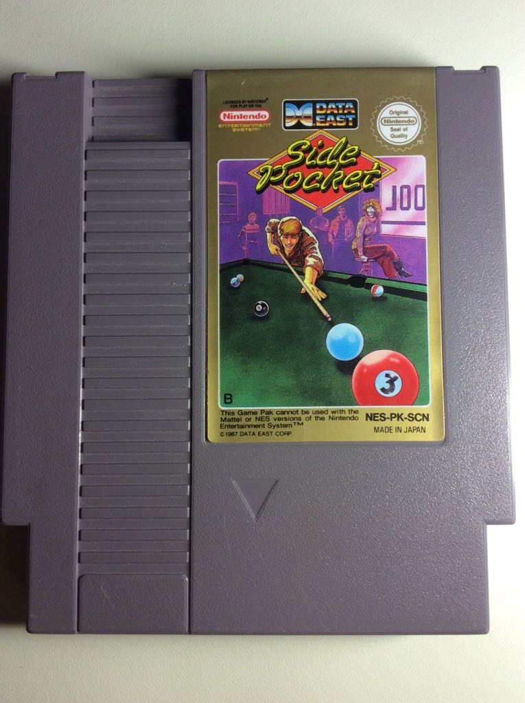 side pocket - Nintendo Entertainment System (NES) video game collectible - Main Image 1