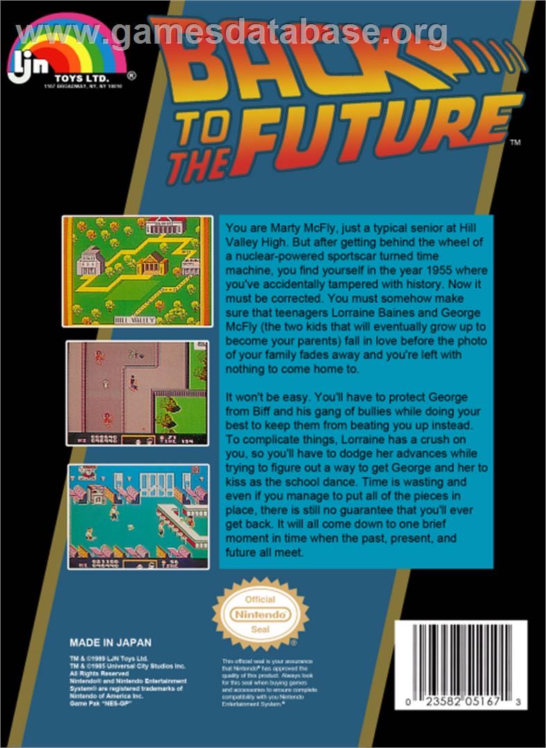 Back To The Future - Nintendo Entertainment System (NES) video game collectible - Main Image 2