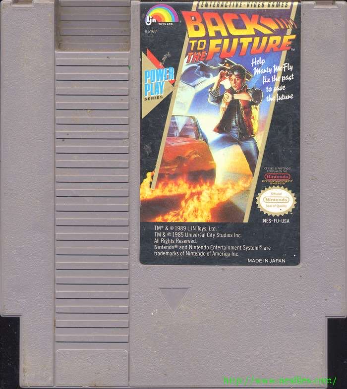 Back To The Future - Nintendo Entertainment System (NES) video game collectible - Main Image 3