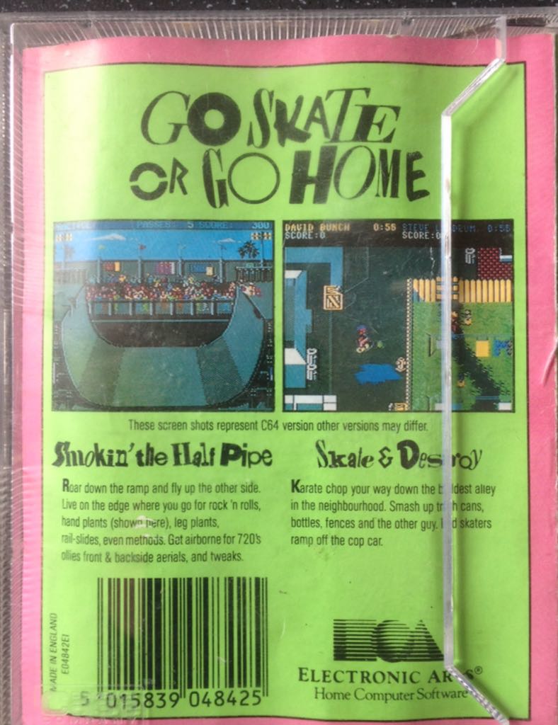 Skate Or Die - Nintendo Entertainment System (NES) ((EA) Electronic Arts - 1) video game collectible [Barcode 5015839048425] - Main Image 2