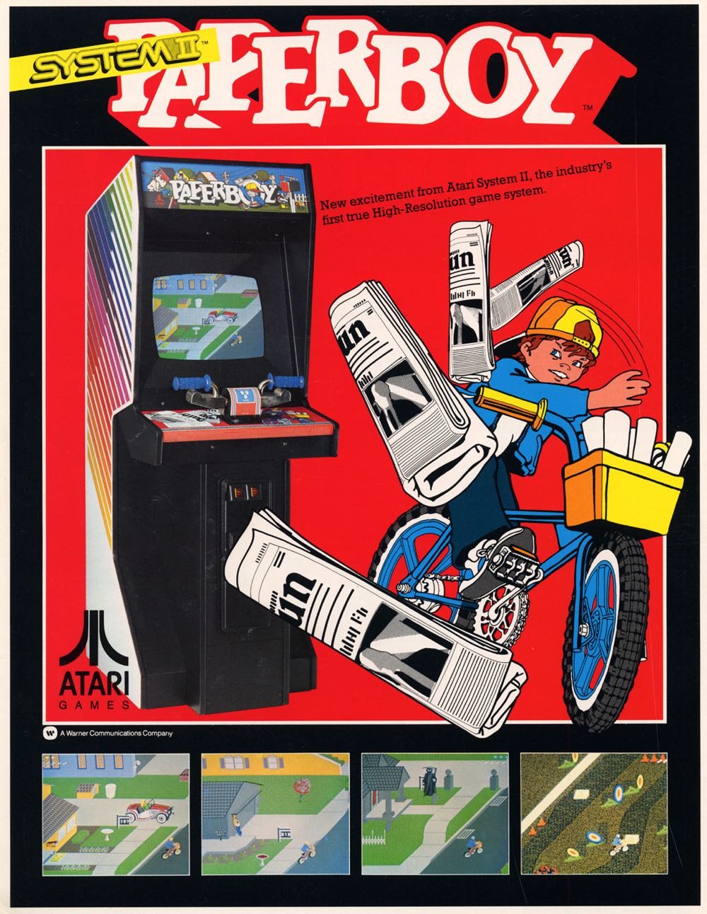 Paperboy - Sega Master System (SEGA / U.S. Gold - 1) video game collectible [Barcode 010086051216] - Main Image 4