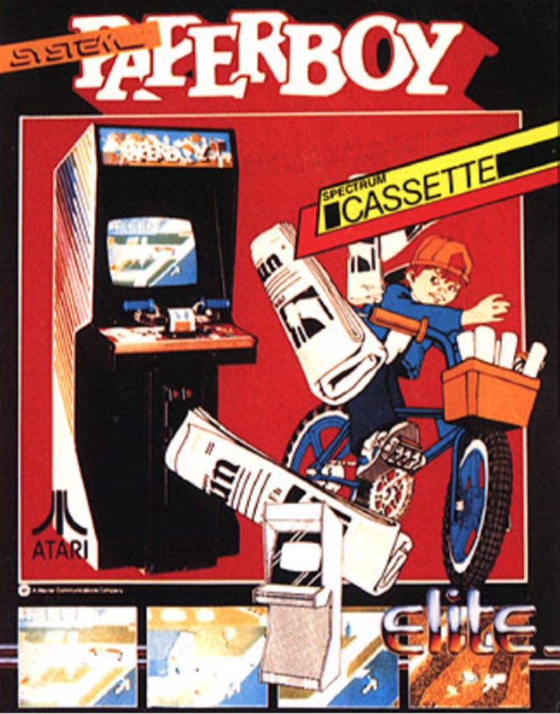 Paperboy - Sinclair ZX Spectrum (Elite) video game collectible - Main Image 1