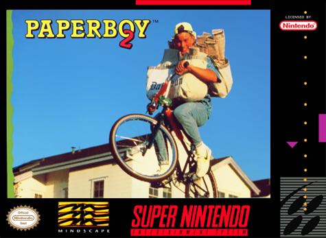 Paperboy - Nintendo Super Nintendo Entertainment System (SNES) video game collectible - Main Image 1