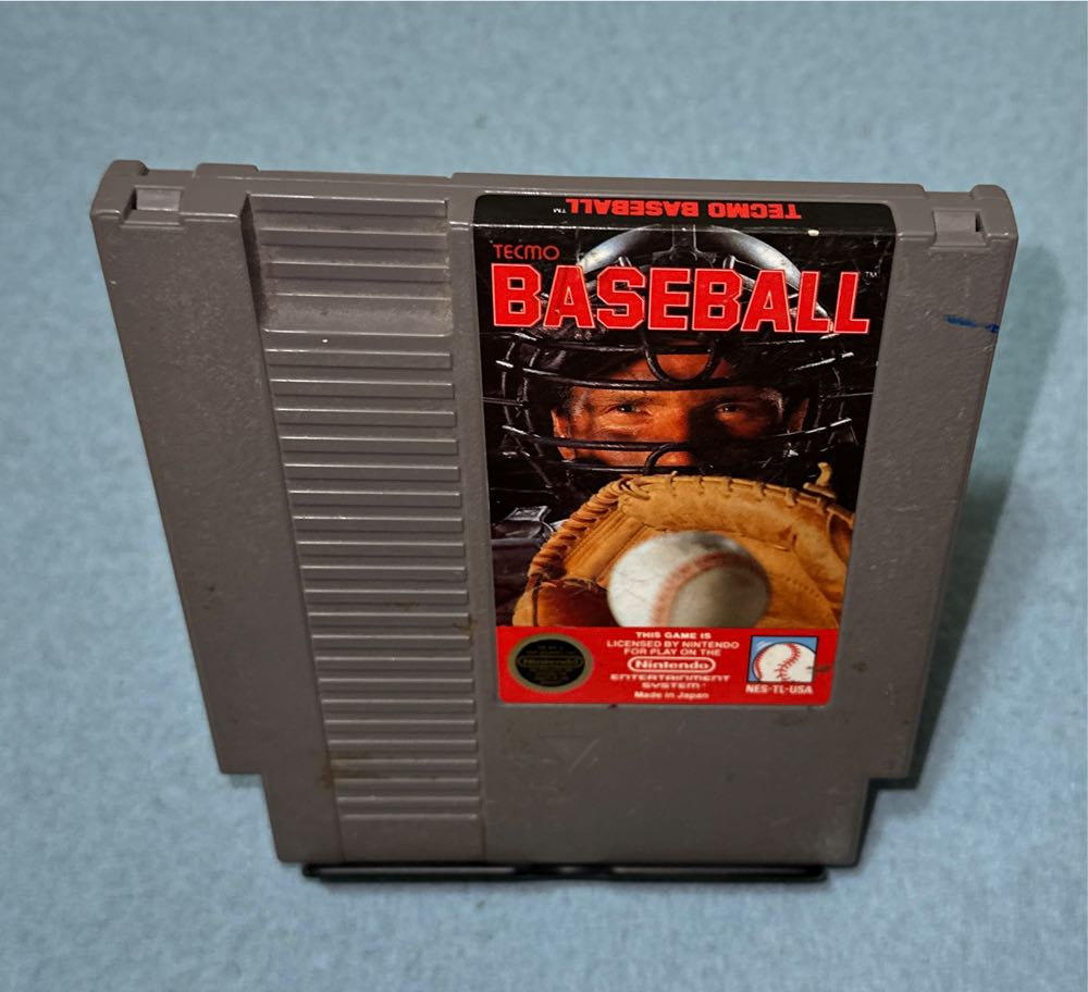Tecmo Baseball - Nintendo Entertainment System (NES) (Tecmo - 2) video game collectible [Barcode 018946110066] - Main Image 3