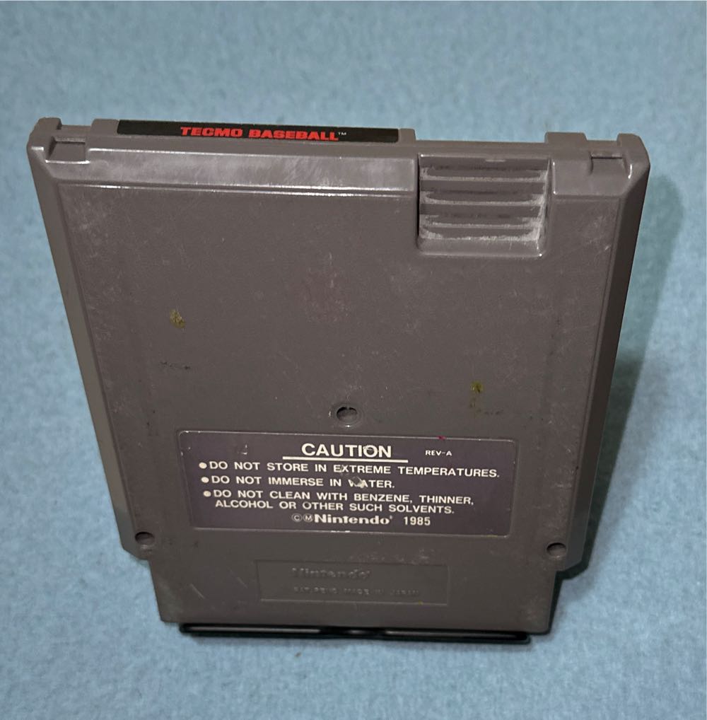 Tecmo Baseball - Nintendo Entertainment System (NES) (Tecmo - 2) video game collectible [Barcode 018946110066] - Main Image 4