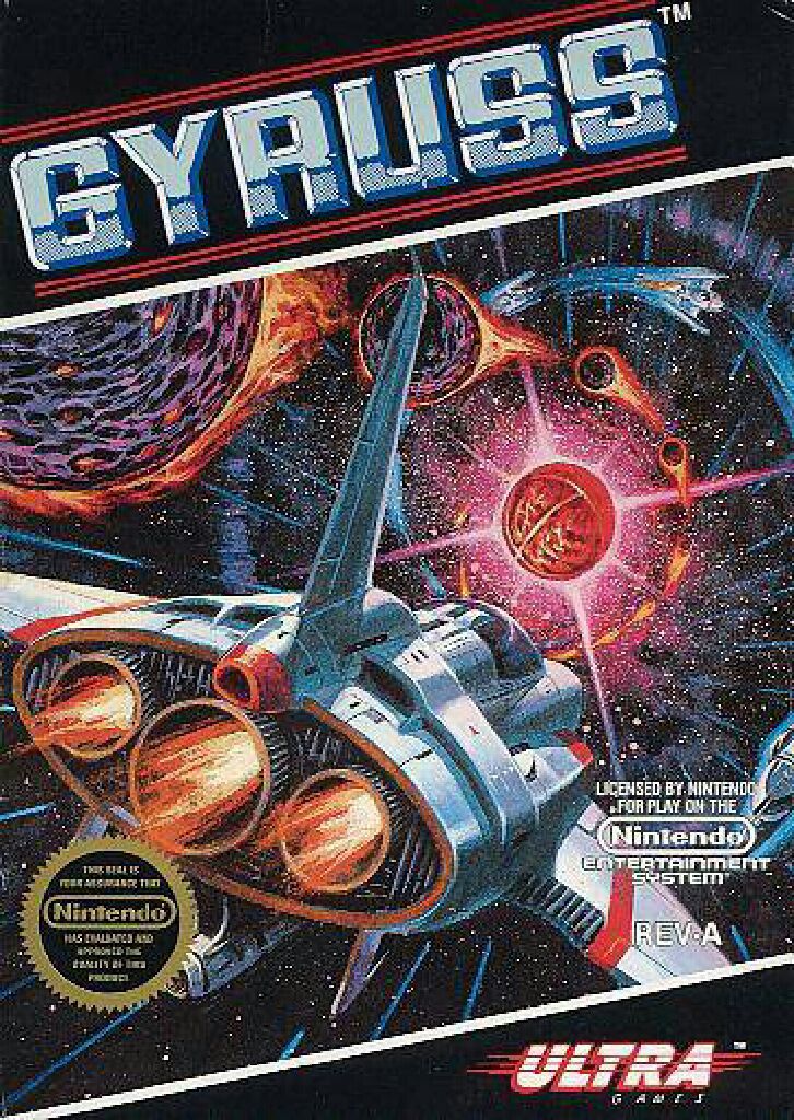 Gyruss - Nintendo Entertainment System (NES) video game collectible - Main Image 1
