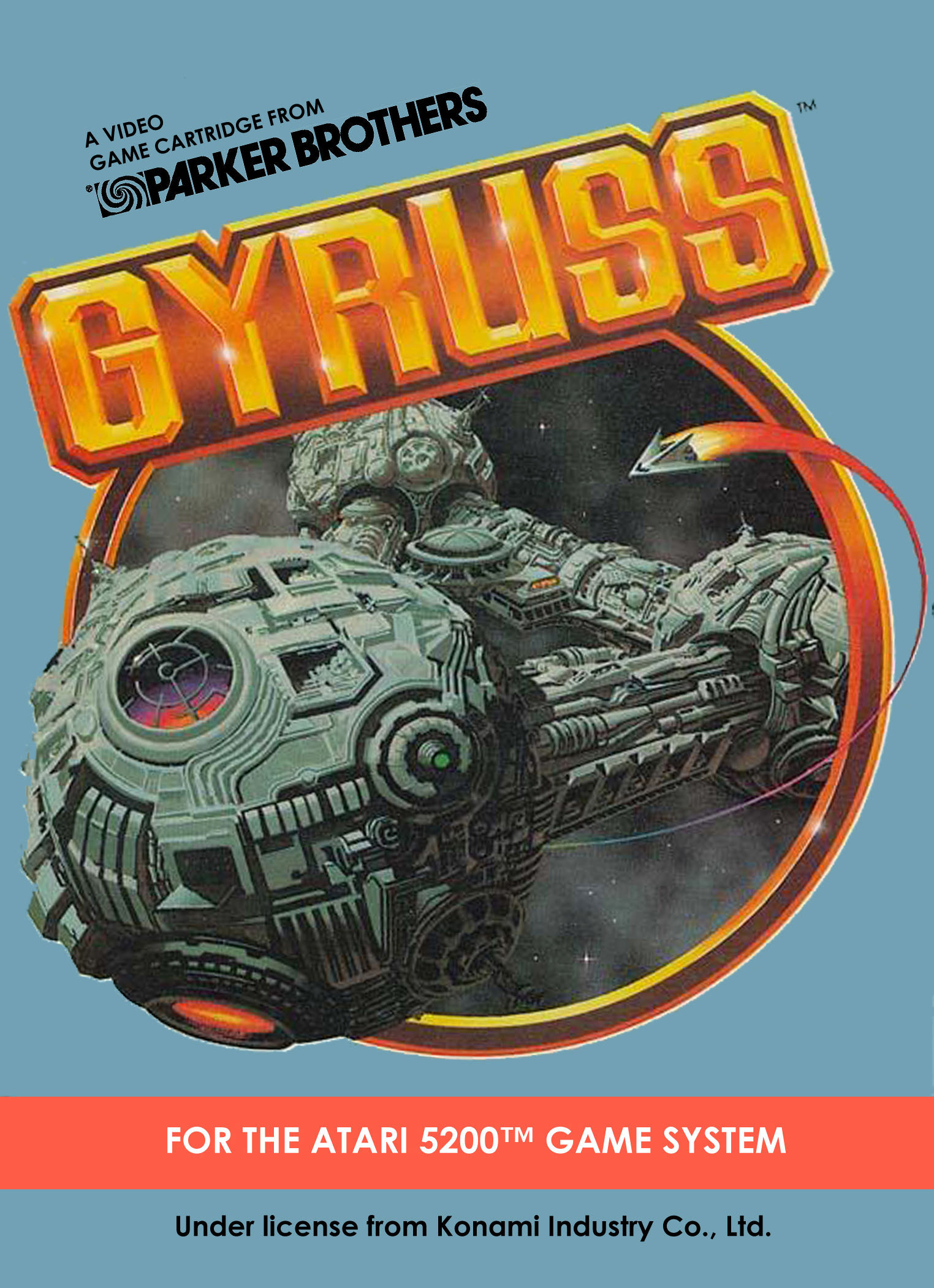 Gyruss - Commodore 64 (Parker Brothers) video game collectible - Main Image 2