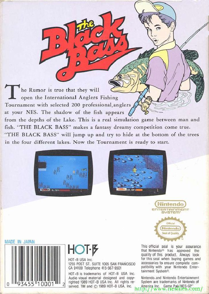 The Black Bass - Nintendo Entertainment System (NES) (Hot-B) video game collectible - Main Image 2