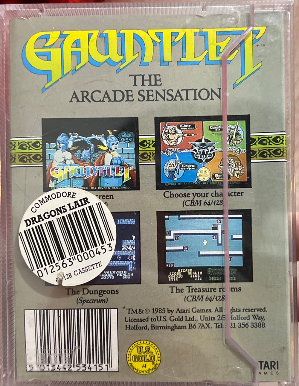 Gauntlet - Sinclair ZX Spectrum (US Gold) video game collectible [Barcode 5013442534151] - Main Image 2