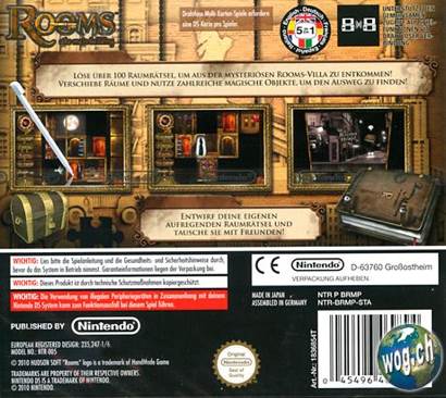 Rooms: The Main Building - Nintendo DS video game collectible [Barcode 045496469832] - Main Image 2