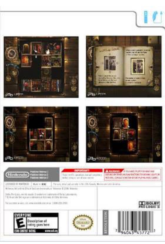 Rooms: The Main Building - Nintendo Wii (Hudson Soft - 1-2) video game collectible [Barcode 083717400967] - Main Image 2