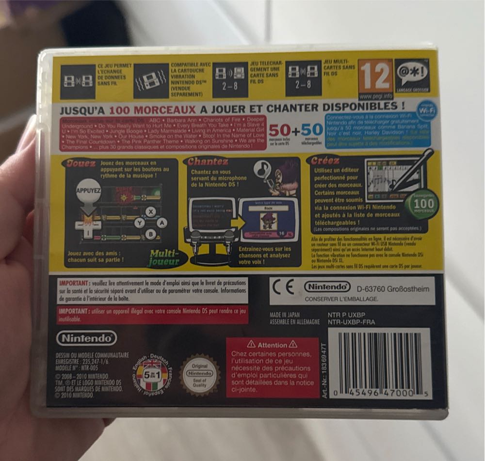 Jam With The Band - Nintendo DS (Nintendo - 1-8) video game collectible [Barcode 045496469986] - Main Image 2