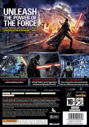 Starwars The Force Unleashed - Microsoft Xbox 360 video game collectible - Main Image 2