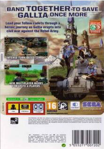 Valkyria Chronicles II - Sony PlayStation Portable (PSP) (Sega - 1) video game collectible [Barcode 5055277007240] - Main Image 2