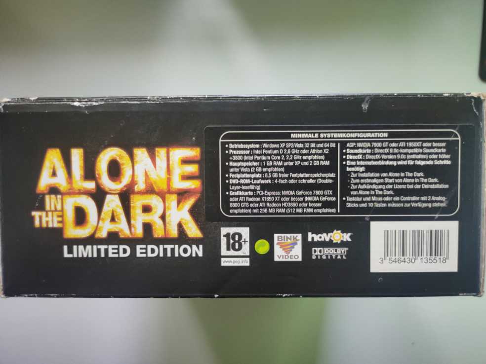 Alone In The Dark: Limited Edition - PC video game collectible [Barcode 3546430135518] - Main Image 4