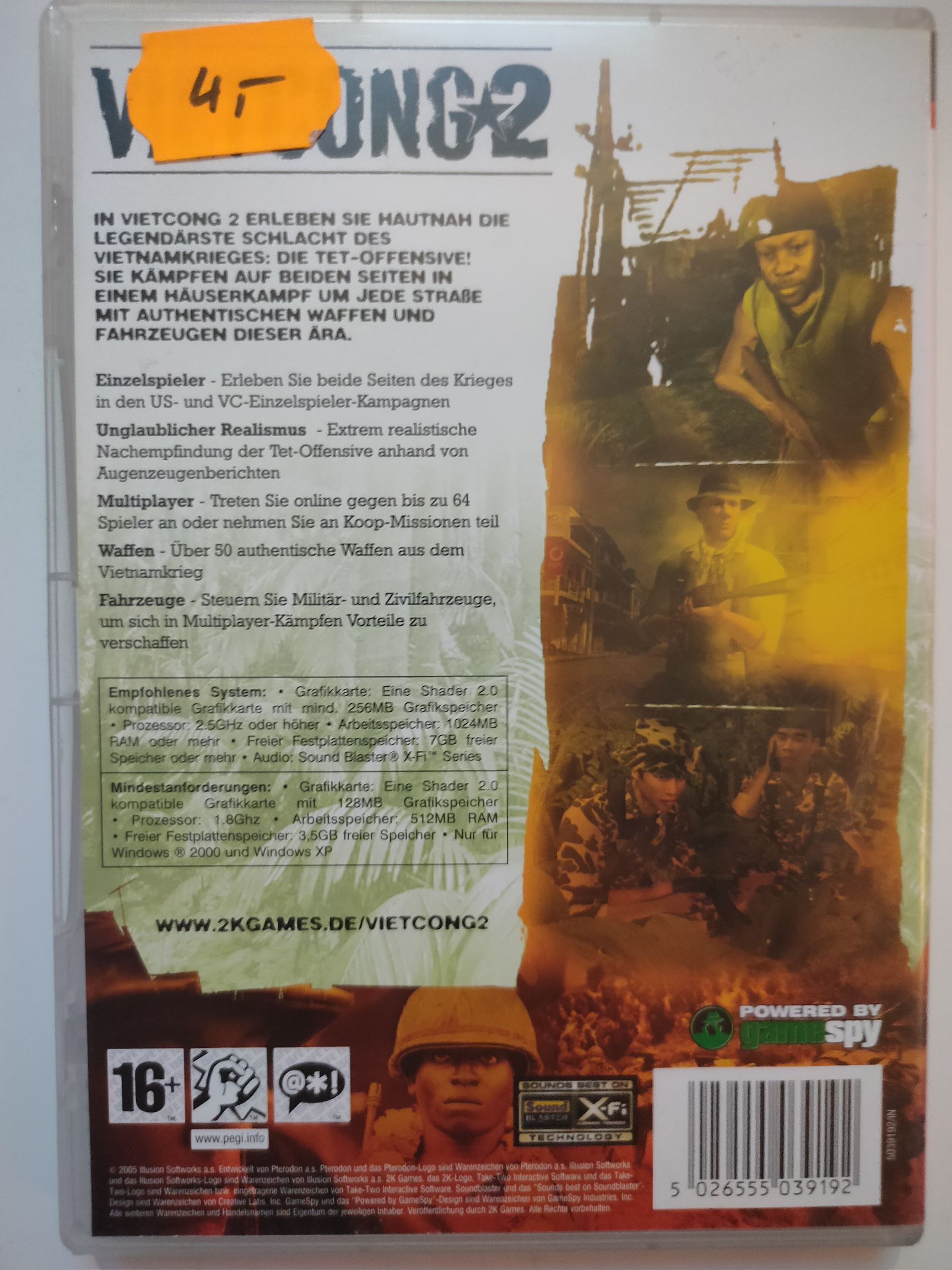 Vietcong 2 - PC (Illusion - 1) video game collectible [Barcode 5026555039192] - Main Image 2