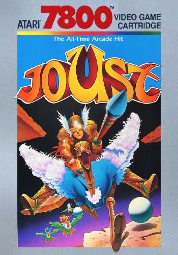 Joust - Atari 7800 video game collectible - Main Image 1