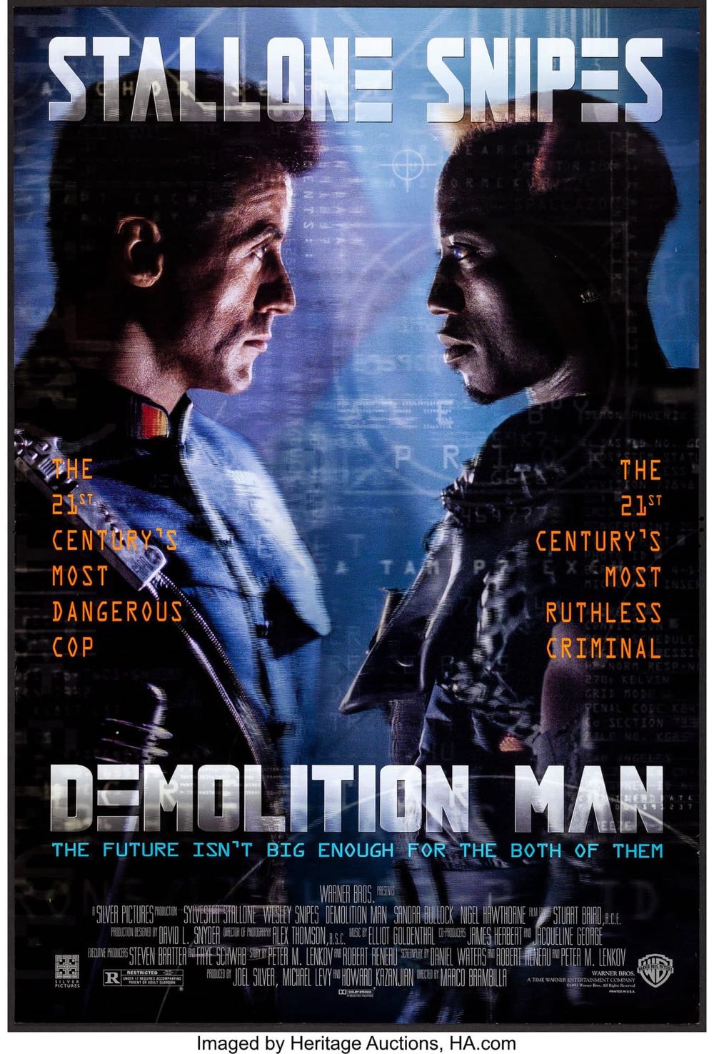 Demolition Man - Nintendo Super Nintendo Entertainment System (SNES) (Acclaim Entertainment - 1) video game collectible [Barcode 021481620419] - Main Image 4