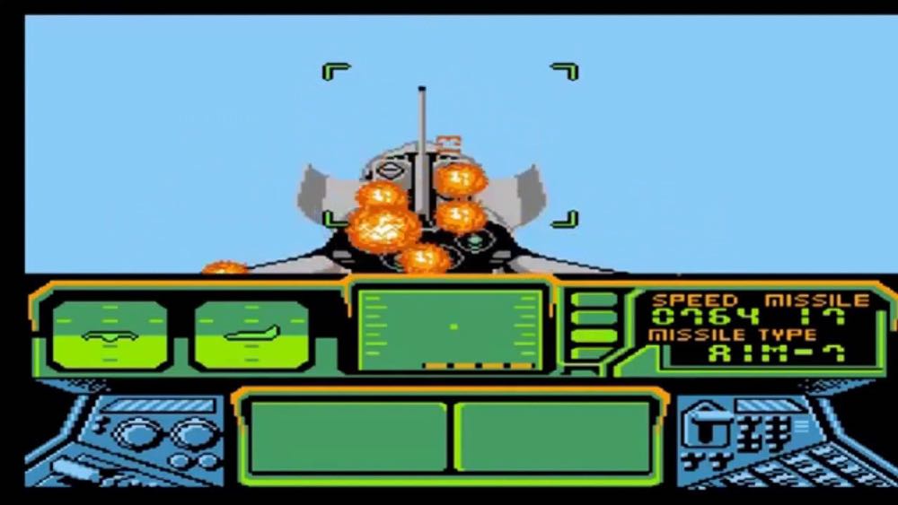 Top Gun: Second Mission - Nintendo Entertainment System (NES) (Konami - 1) video game collectible - Main Image 4