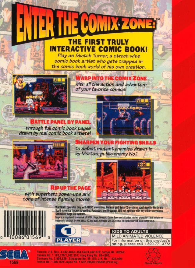 Comix Zone - Sony PlayStation 3 (PS3) (Sega - 1) video game collectible - Main Image 2