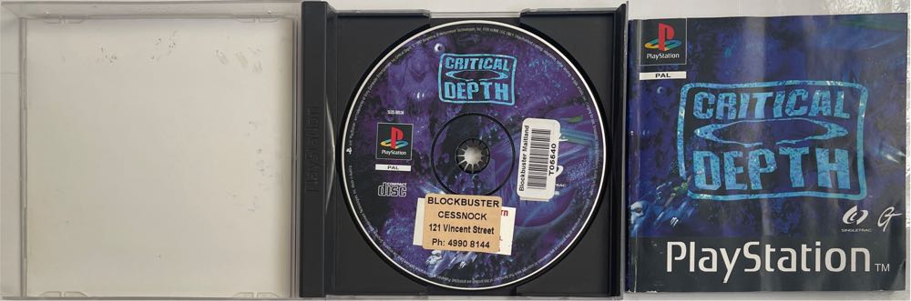 Critical Depth - Sony PlayStation (Singletrac) video game collectible [Barcode 5029988002771] - Main Image 3