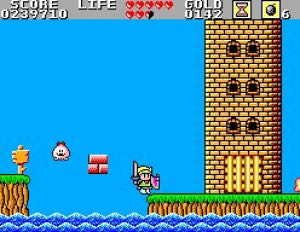 Wonder Boy in Monster Land - Sega Master System (Sega - 1) video game collectible - Main Image 4