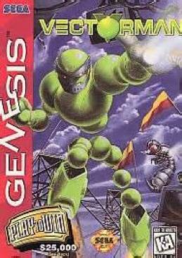 Vectorman - Sega Genesis (Mega Drive) (Sega - 1) video game collectible [Barcode 096427011071] - Main Image 1