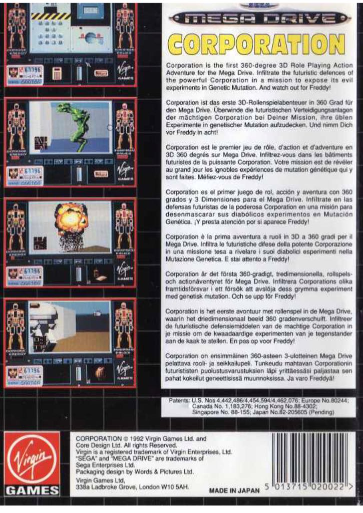 Corporation - Sega Mega Drive video game collectible - Main Image 2