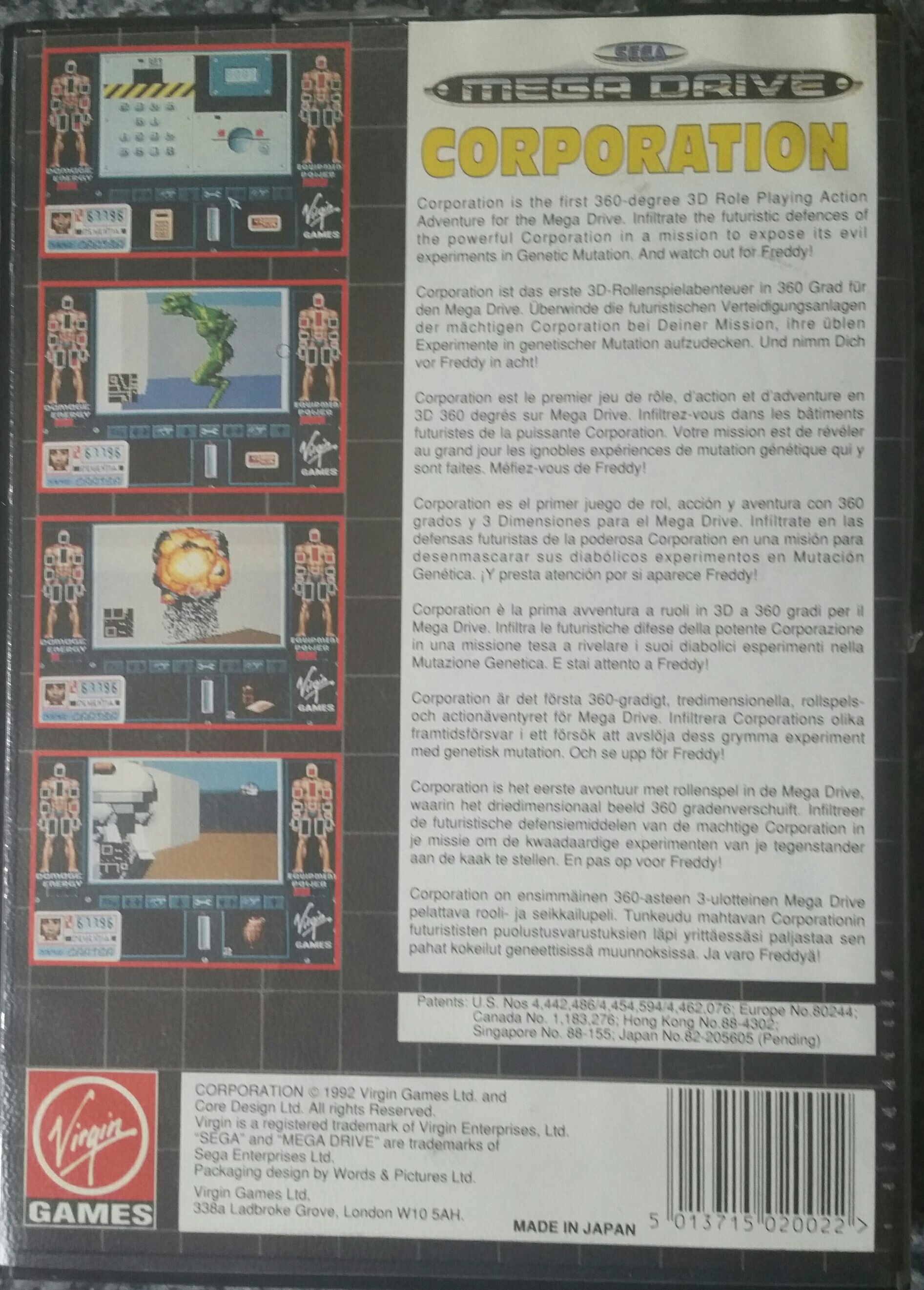 Corporation - Sega Megadrive video game collectible - Main Image 2