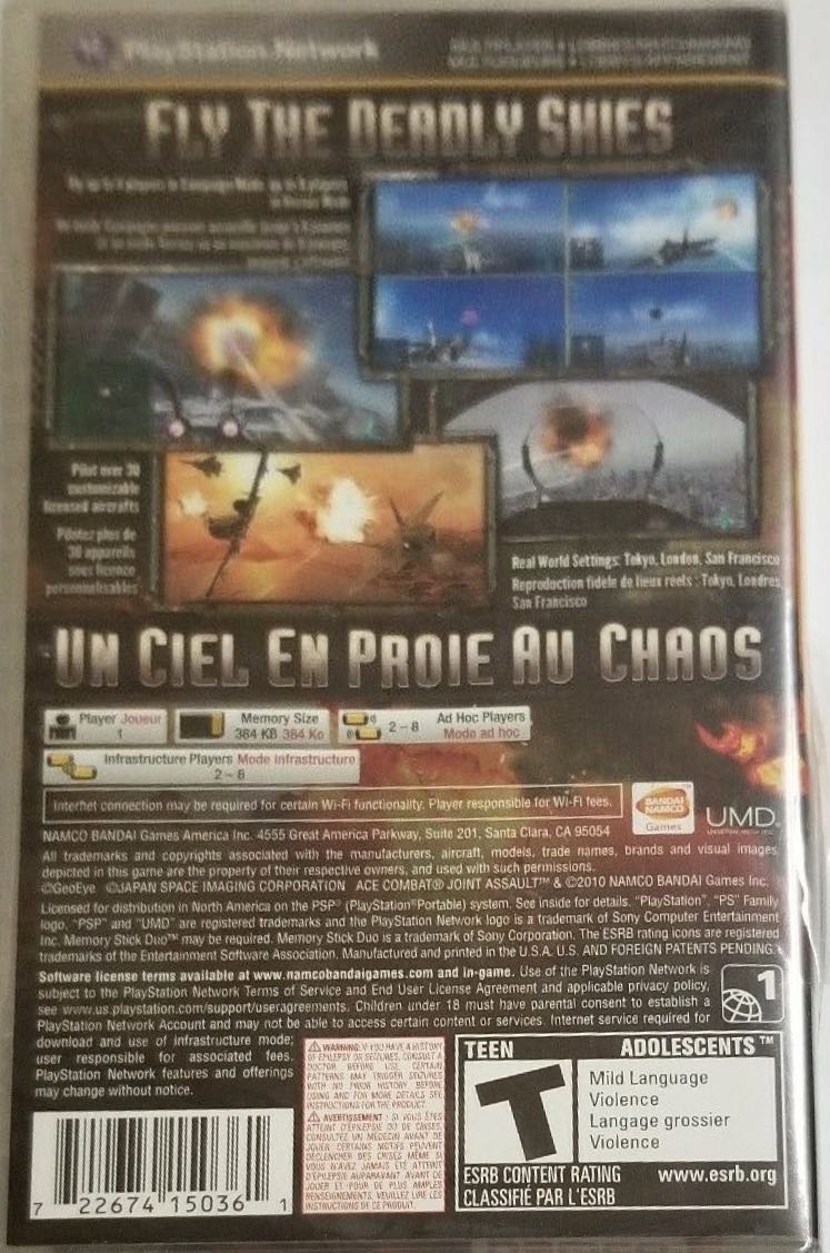 Ace Combat: Joint Assault - Sony PlayStation Network (PSN) (Bandai Namco Entertainment) video game collectible - Main Image 2