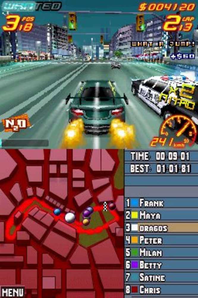 Asphalt 2: Urban GT - Nintendo DS (Gameloft - 4) video game collectible [Barcode 008888162896] - Main Image 2