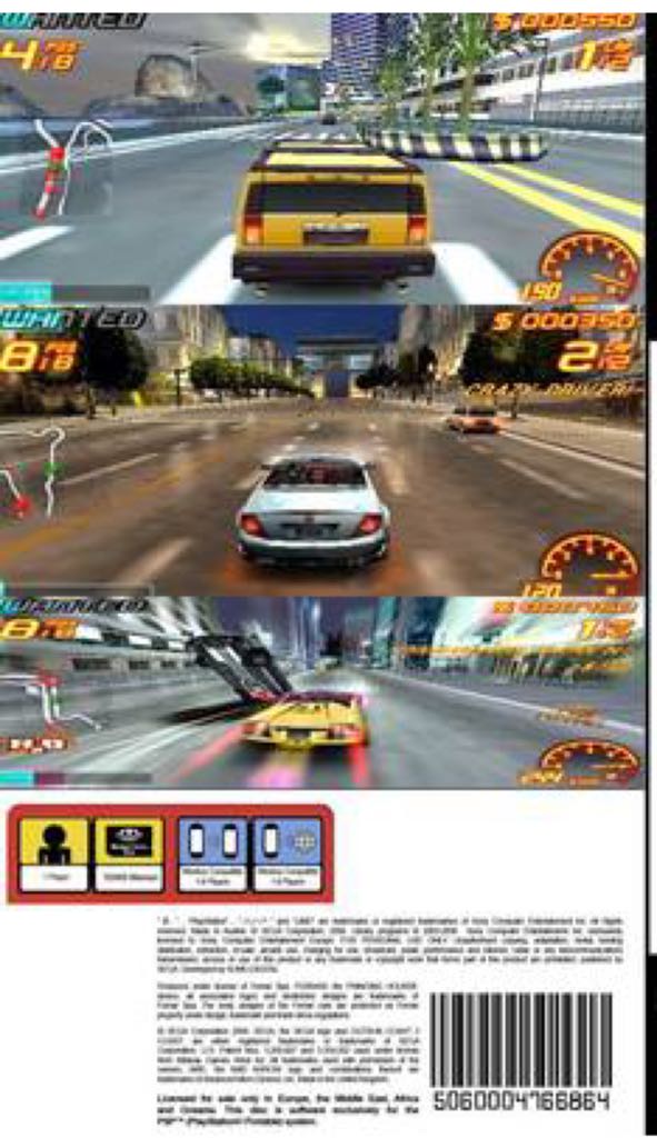 Asphalt: Urban GT 2 - Sony PlayStation Portable (PSP) (Gameloft) video game collectible [Barcode 3307210246486] - Main Image 2
