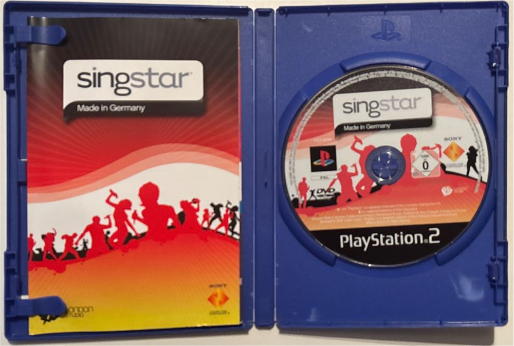 Singstar Made In Germany - Sony PlayStation 2 (PS2) (1-8) video game collectible [Barcode 711719145158] - Main Image 3