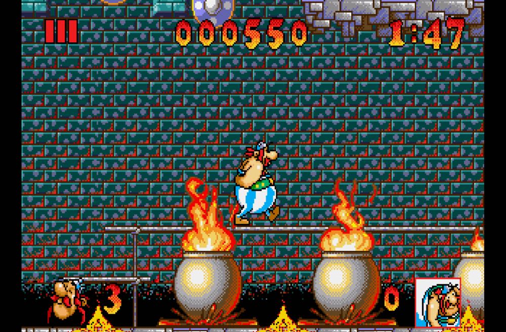 Asterix and the Great Rescue - Sega Genesis (Mega Drive) (Sega - 1) video game collectible [Barcode 010086015324] - Main Image 4