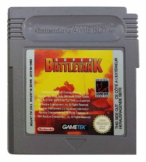 Super Battletank - Nintendo Game Boy (Absolute Entertainment Inc.) video game collectible [Barcode 018706303943] - Main Image 3