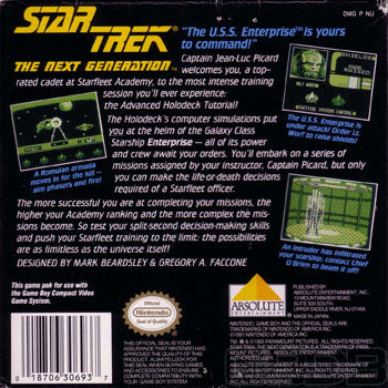 Star Trek The Next Generation - Nintendo Game Boy video game collectible - Main Image 2