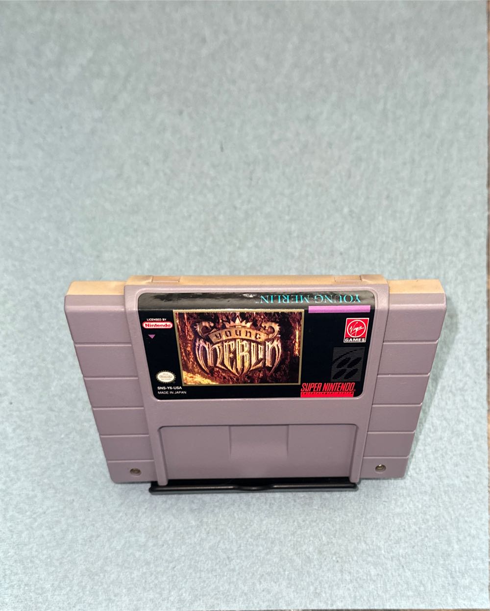 Young Merlin - Nintendo Super Nintendo Entertainment System (SNES) video game collectible - Main Image 3