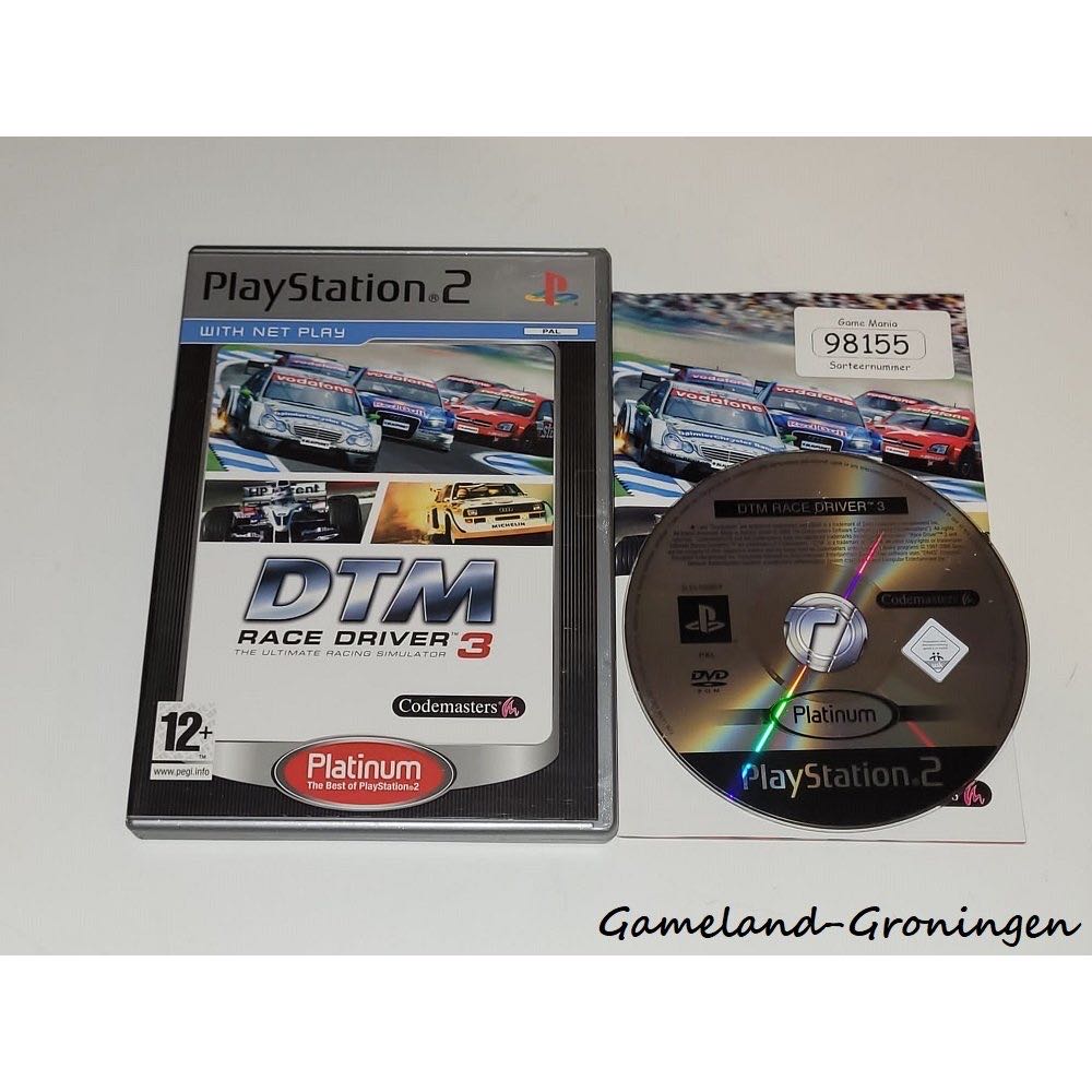 DTM Race Driver 3 - Sony PlayStation 2 (PS2) (Codemaster - 1) video game collectible [Barcode 5024866329445] - Main Image 2
