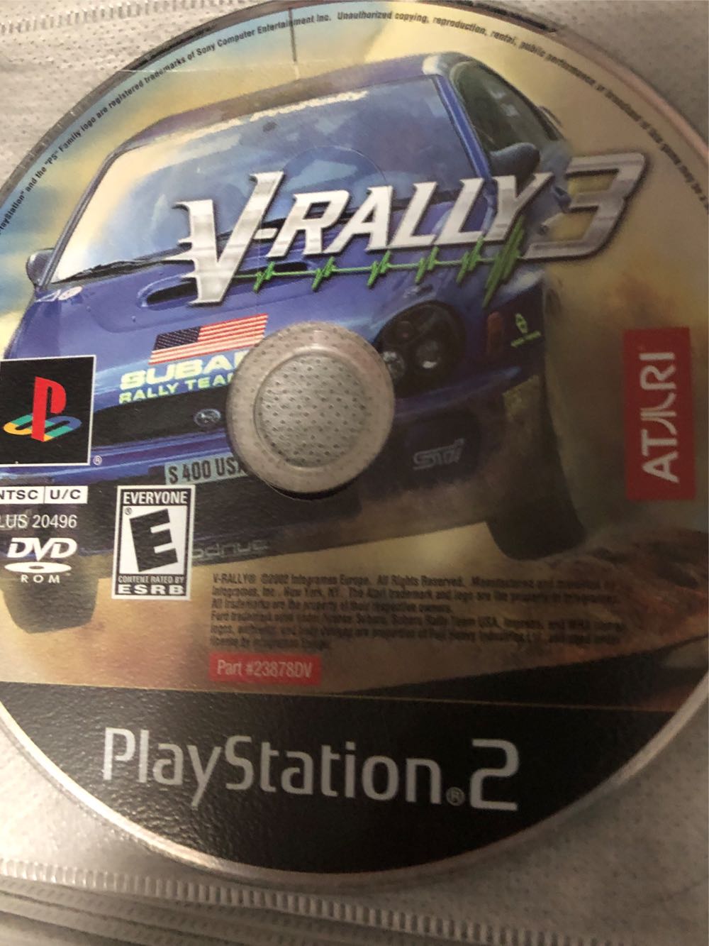V-Rally 3 - Sony PlayStation 2 (PS2) (Infogrames - 4) video game collectible [Barcode 742725238787] - Main Image 4