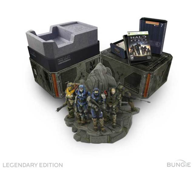 Halo Reach - Legendary Edition - Microsoft Xbox 360 (Microsoft Game Studios - 16) video game collectible [Barcode 885370195583] - Main Image 2