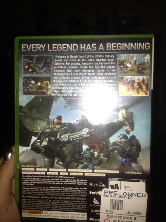 Halo Reach - Microsoft Xbox 360 video game collectible - Main Image 2