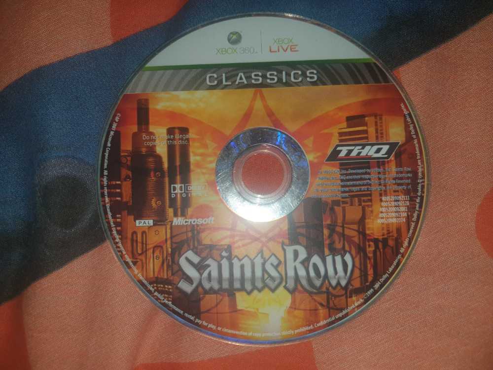 Saints Row (Classics) [DUTCH] - Microsoft Xbox 360 (THQ - 1, 2-12) video game collectible [Barcode 4005209092128] - Main Image 3