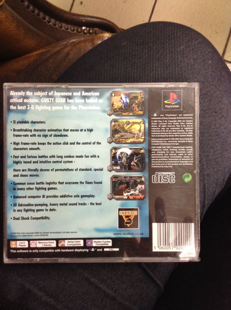 Guilty Gear - Sony PlayStation video game collectible [Barcode 5060057020142] - Main Image 2