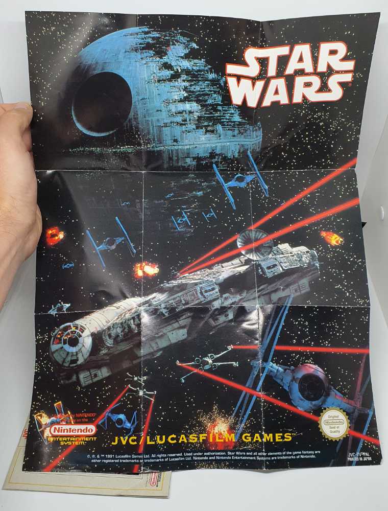 Star Wars (Sealed) - Nintendo Entertainment System (NES) (JVC - 1) video game collectible [Barcode 009119910125] - Main Image 4
