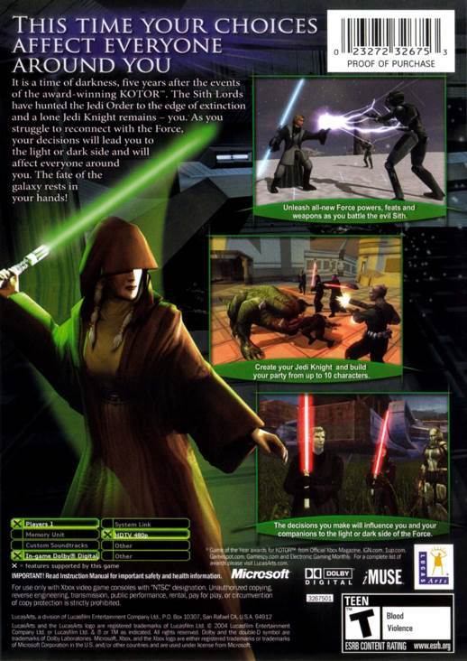 Star Wars - Microsoft Xbox (LucasArts - 1) video game collectible - Main Image 2