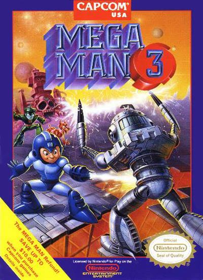 Mega Man 3 - Nintendo Wii U Virtual Console video game collectible - Main Image 1