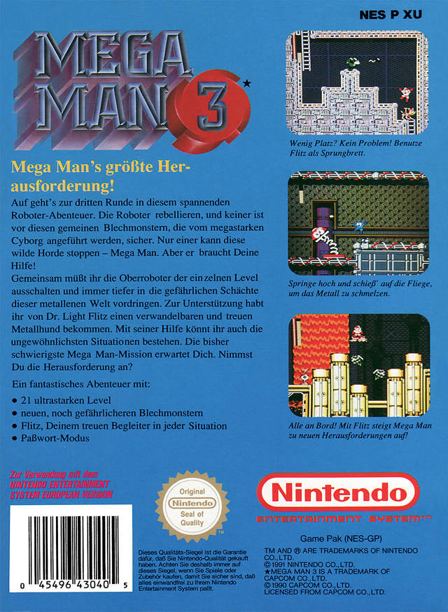Mega Man 3 - Nintendo 3DS eShop (Capcom Co., Ltd. - 1) video game collectible - Main Image 3