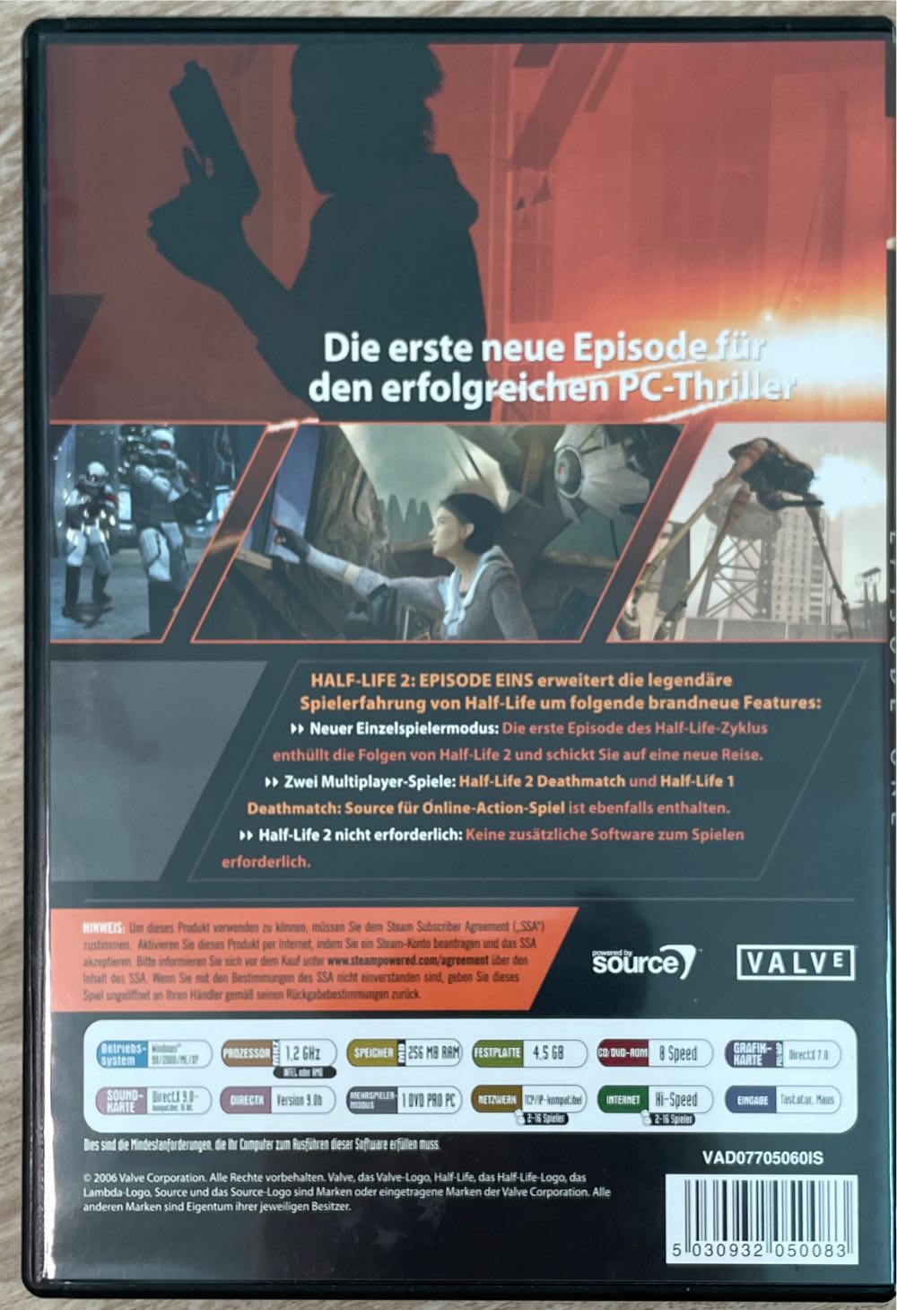 Half Life 2: Episode 1 - PC video game collectible [Barcode 5030932050083] - Main Image 2