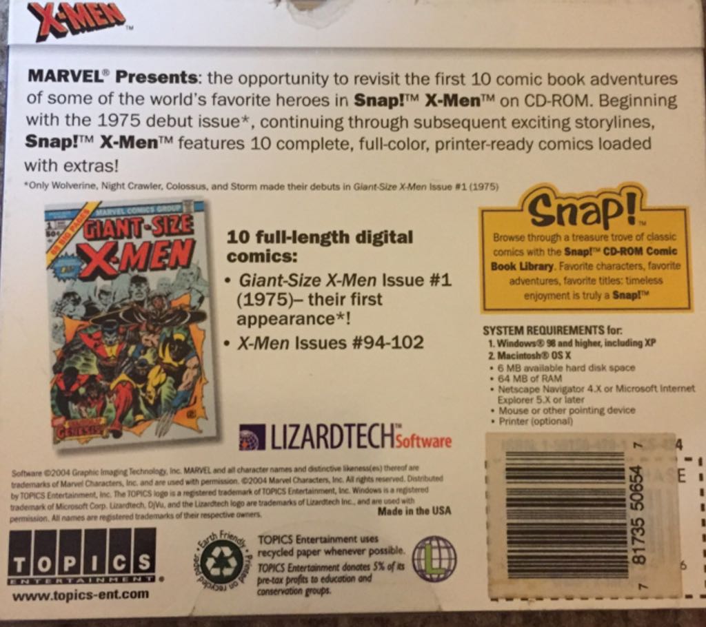 X-Men - PC (Topics Entertainment) video game collectible - Main Image 2